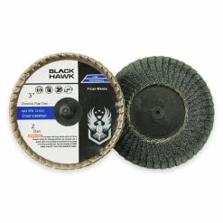 Wholesale ✔️ BHA - Black Hawk Abrasives 3" Zirconia Curved Edge Fillet Weld Quick Change Mini Flap Disc ❤️