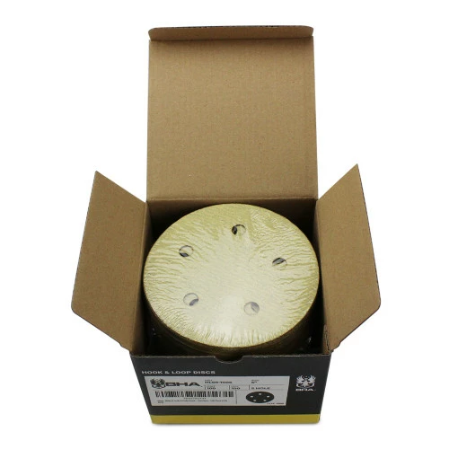 Brand new ๐ BHA - Black Hawk Abrasives 5" X 5 Hole Gold Hook & Loop Sanding Discs - 100 Pack ๐ฅฐ 5 Brand new ๐ BHA - Black Hawk Abrasives 5" X 5 Hole Gold Hook & Loop Sanding Discs - 100 Pack ๐ฅฐ - Image 5