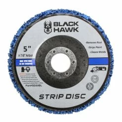 Coupon 👍 BHA - Black Hawk Abrasives 5" X 7/8" Easy Strip And Clean Disc ✨ -sanding-belts Sales 5 inches strip disc 63352.1661202751