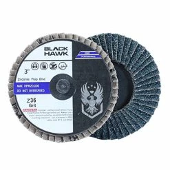 Coupon ๐ BHA - Black Hawk Abrasives 3" Mini Flap Disc Zirconia Quick Change Disc ๐