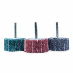 Cheapest ⭐ BHA - Black Hawk Abrasives 2” X 1” X 1/4” Interleaf Mounted Flap Wheel – 5 Pack 👏