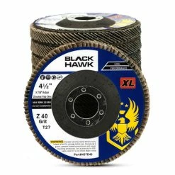 Best Sale 😉 BHA - Black Hawk Abrasives 4-1/2" XL High Density Zirconia Flap Disc T27 🎉 -sanding-belts Sales IMG 3900 XL T27 40 59024.1570196959