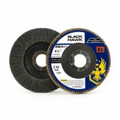Flash Sale 👏 BHA - Black Hawk Abrasives 4-1/2" XL High Density Zirconia Flap Disc T29 👏