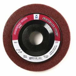Buy 🤩 Mercer 4-1/2" X 7/8" Surface Preparation Wheels - Maroon (Fine) 😀
