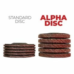 Wholesale ✔️ BHA - Black Hawk Abrasives 4-1/2" X 7/8" Black Hawk Alpha Disc XL Ceramic Flap Disc 🤩 -sanding-belts Sales TheirsVOurs2 06483.1573580923