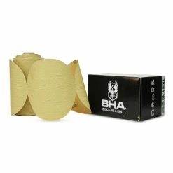 Best reviews of 👍 BHA - Black Hawk Abrasives 5" PSA Gold Self Adhesive DA Sanding Disc Rolls - 100 Pack ⌛ -sanding-belts Sales bha 5 inch psa adhesive sanding discs roll 41965.1670353901