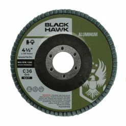 Hot Sale 😍 BHA - Black Hawk Abrasives 4-1/2" X 7/8" Calcium 🧥 Coated Flap Disc For Aluminum T27 🤩 -sanding-belts Sales bha flap disc for aluminum 05433.1666284982