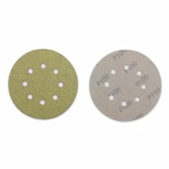 Buy 😍 BHA - Black Hawk Abrasives 5" X 8 Hole Gold Hook & Loop Sanding Discs - 100 Pack 🤩