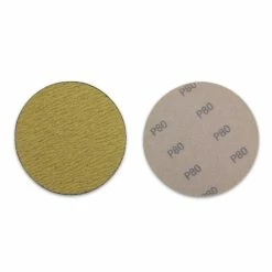 Hot Sale 🤩 BHA - Black Hawk Abrasives 6" Gold Hook And Loop Sanding Discs - 100 Pack ⭐