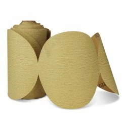 New 😍 BHA - Black Hawk Abrasives 6" PSA Gold Self Adhesive DA Sanding Disc Rolls - 100 Pack 🧨